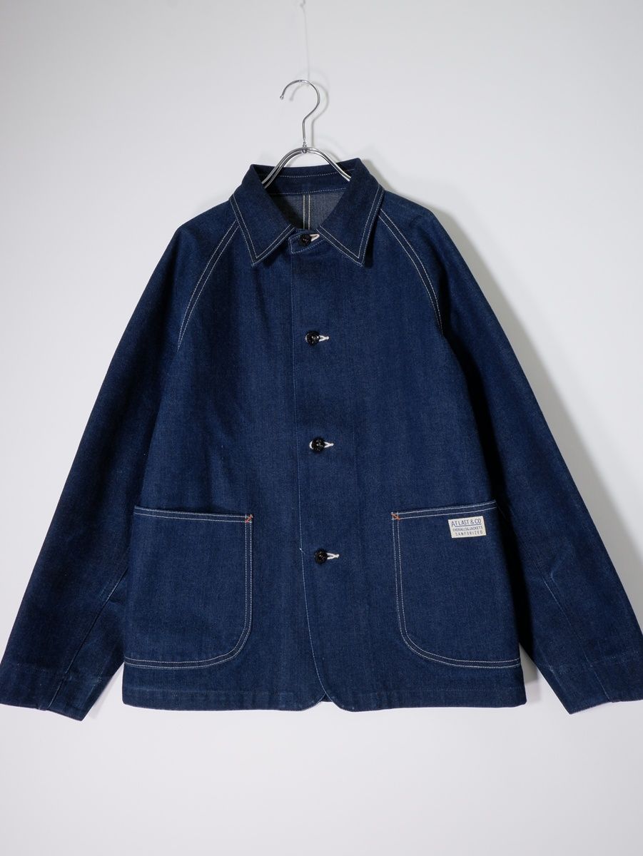 At Last&Coアットラスト Lot.677J DENIM COVERALL CHORE COAT大戦モデル デニムカバーオール 36 MJKA79863