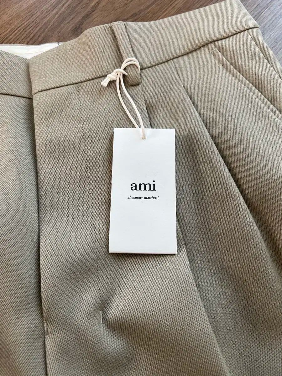 アミ ami ワイド リラックス ウール パンツ