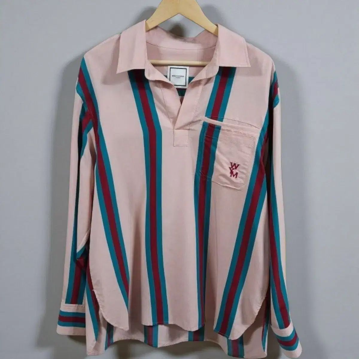 48 WOOYOUNGMI ウーヨンミ ストライプ 20ss オーバーサイズ シャツ