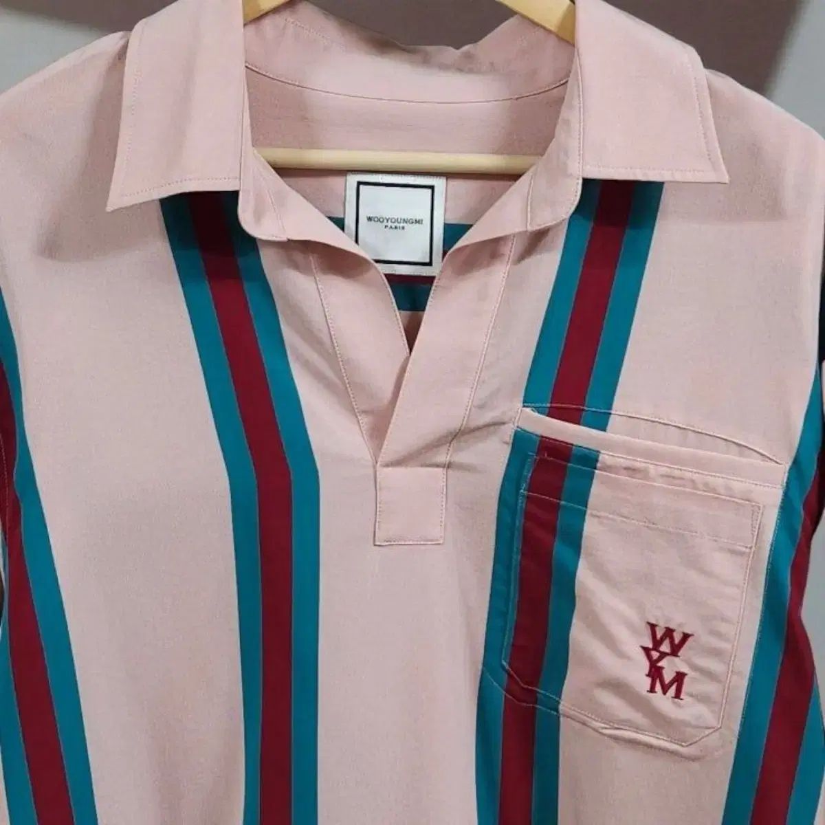 48 ウーヨンミ ストライプ 20 ss オーバーサイズ シャツ