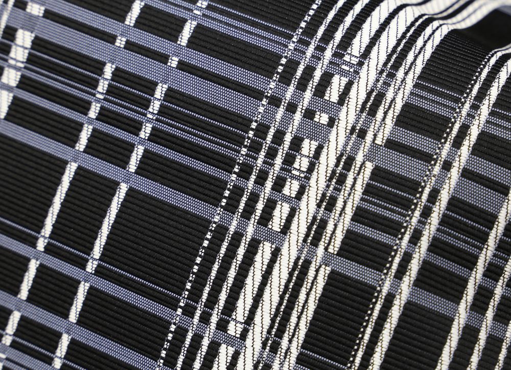 八寸名古屋帯 格子柄