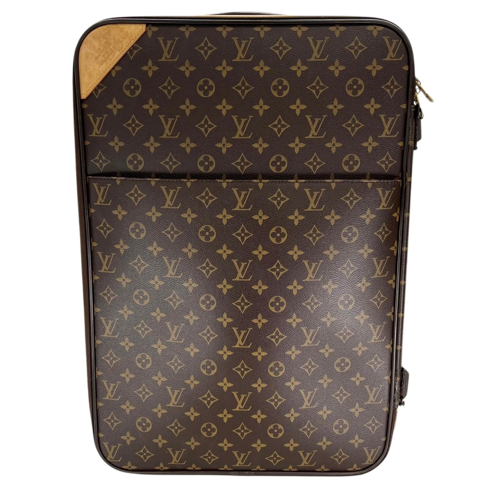 LOUIS VUITTON ルイ ヴィトン ペガス55 M23294 キャリーバッグ モノグラムキャンバス ブラウン メンズ