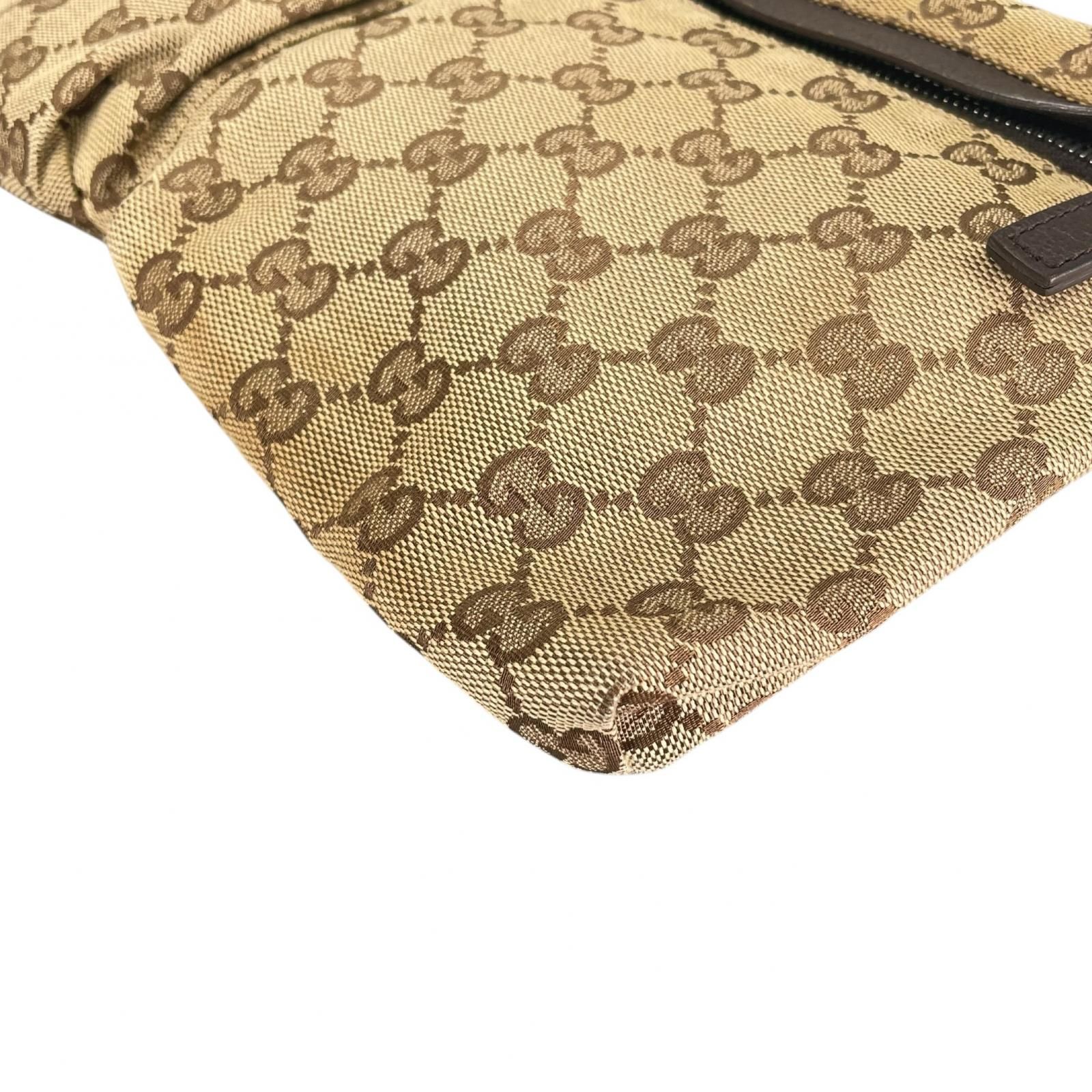  GUCCI グッチ 28566 ヒップバッグ GGキャンバス ベージュ レディース その他 バッグ