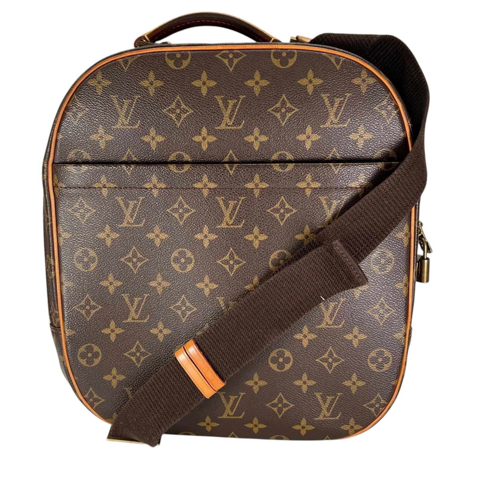 LOUIS VUITTON ルイ ヴィトン パックオール サックアド M51132 ショルダーバッグ モノグラムキャンバス ブラウン メンズ