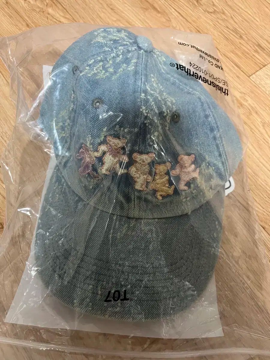 ディスイズネバーザット グレート フール デニム ベースボールキャップ 帽子