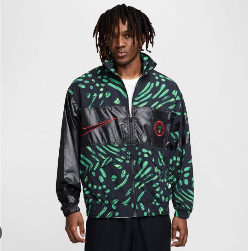 L NIKE ナイキ ナイジェリアアンドサムアンドサムジャケット 韓国国家代表 国代表 ジップアップアウター 秀逸