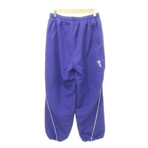 シュプリーム SUPREME × ナイキ NIKE HF9624-545 ジョガーパンツ ロゴ ウエストゴム 薄手 Sサイズ 紫 パープル