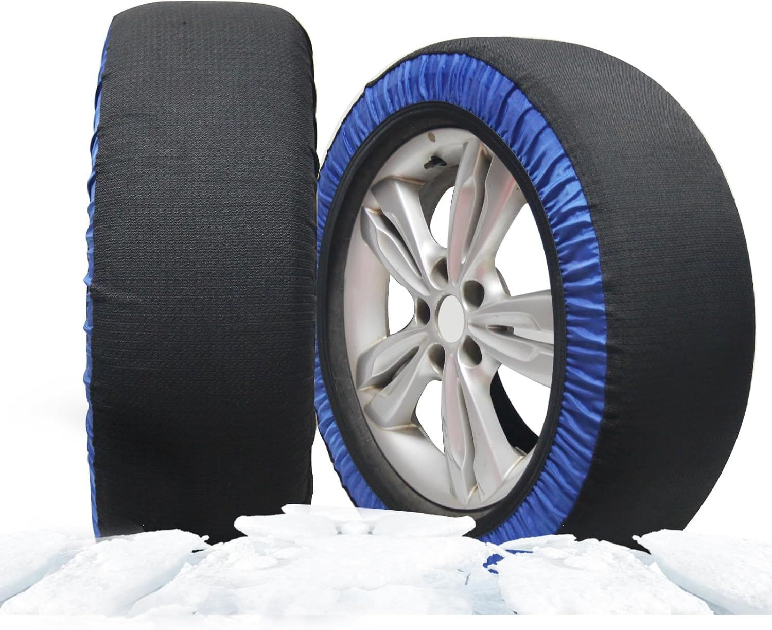 タイヤチェーン 布製 非金属 スノーソックス 安定 超軽量 凍結 冬場 雪道 145 80 R 13 155 65 14 165 175 50 15 55 60 緊急用 S