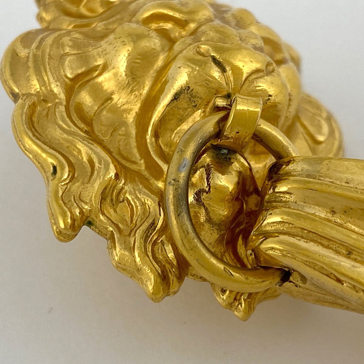  シャネル CHANEL ライオンモチーフ イヤリング スイング GP ゴールド レディース イヤリング アクセサリー