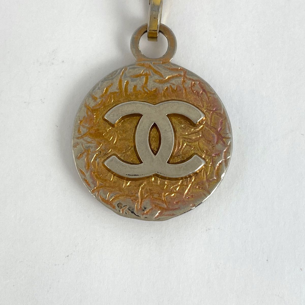 シャネル CHANEL ココマーク チェーン ベルト CCマーク GP レザー ゴールド レディース