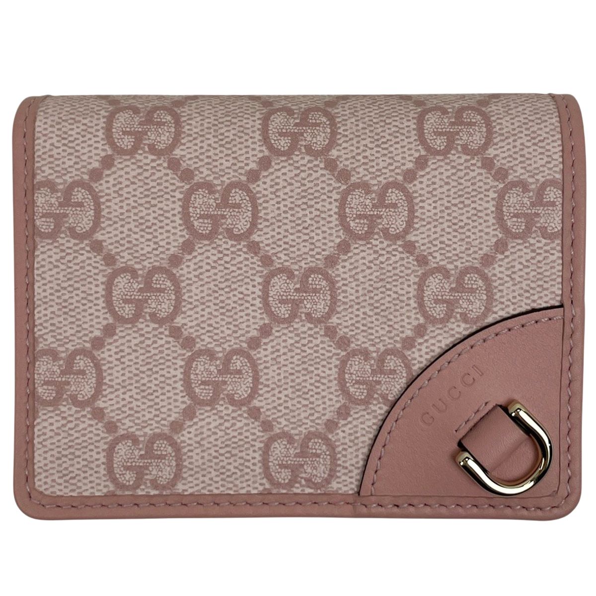 GUCCI GGロゴ 二つ折り財布 ピンク 【公式通販】