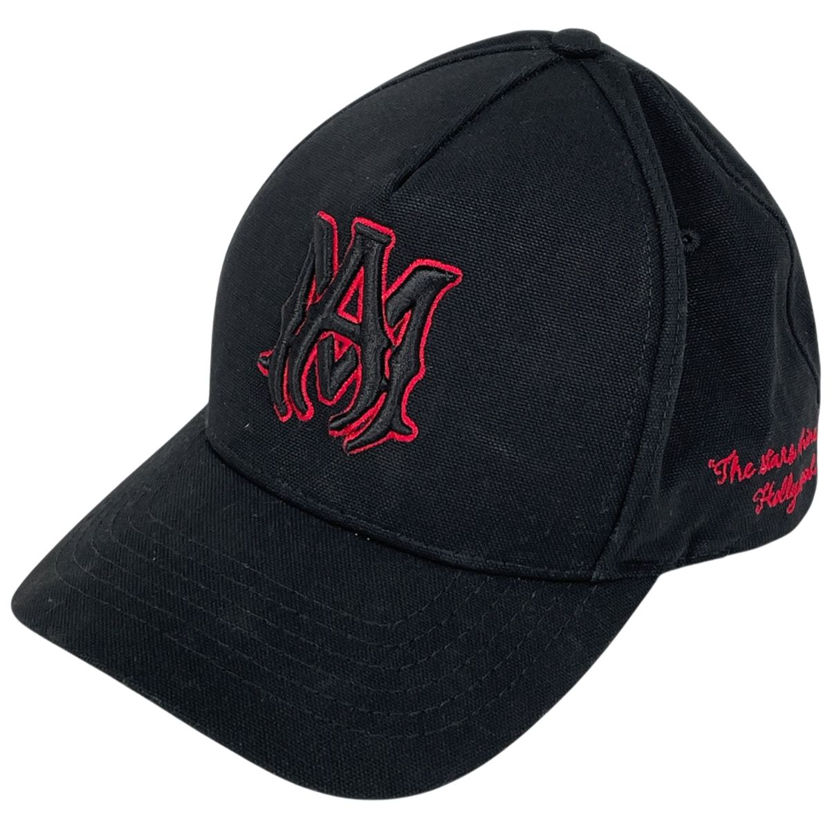 アミリ AMIRI ロゴ キャップ エンブレム スター 星 帽子 キャップ 綿 ブラック メンズ