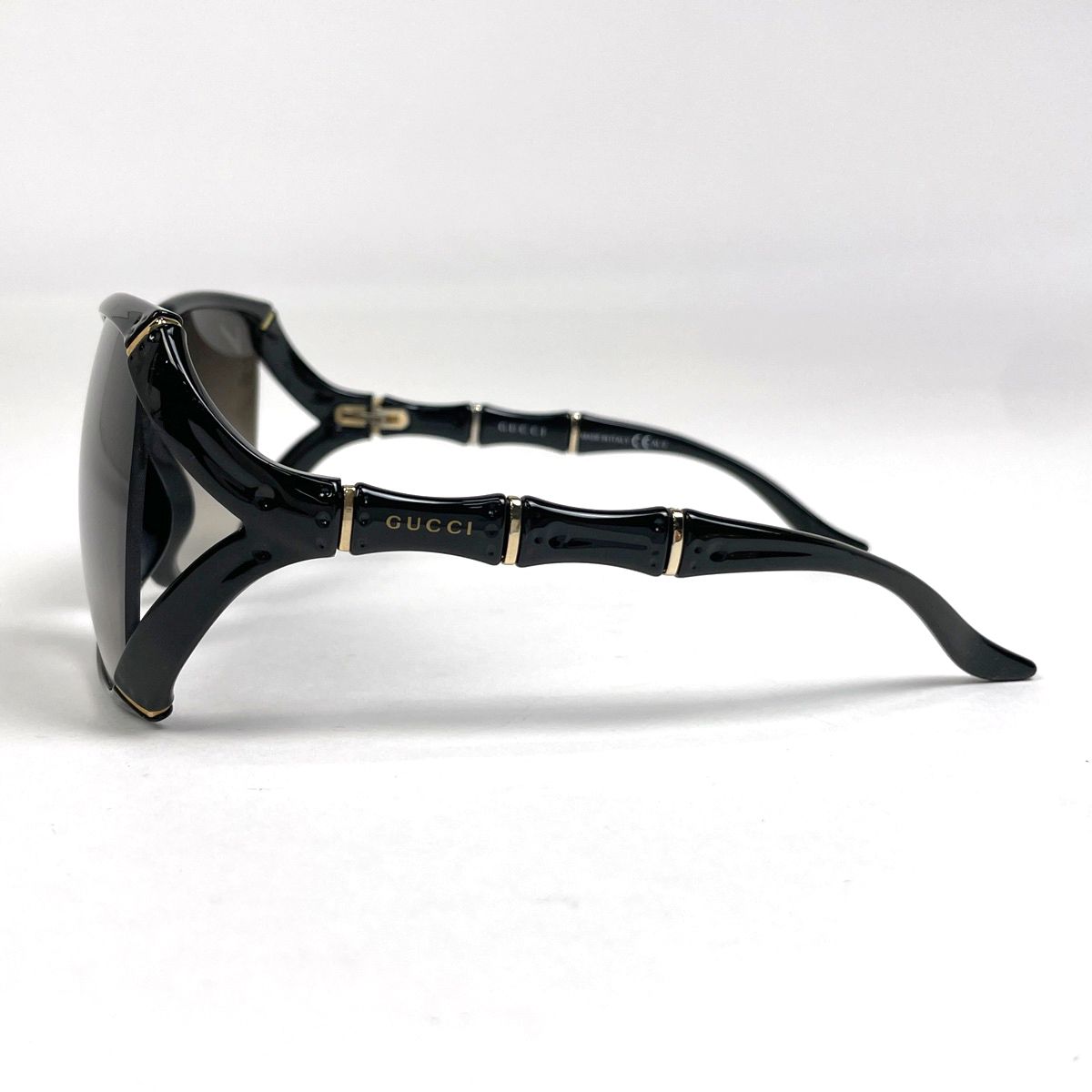 グッチ GUCCI ロゴ グラデーション サングラス アイウェア バンブーモチーフ プラスチック ブラック GG 3508 レディース