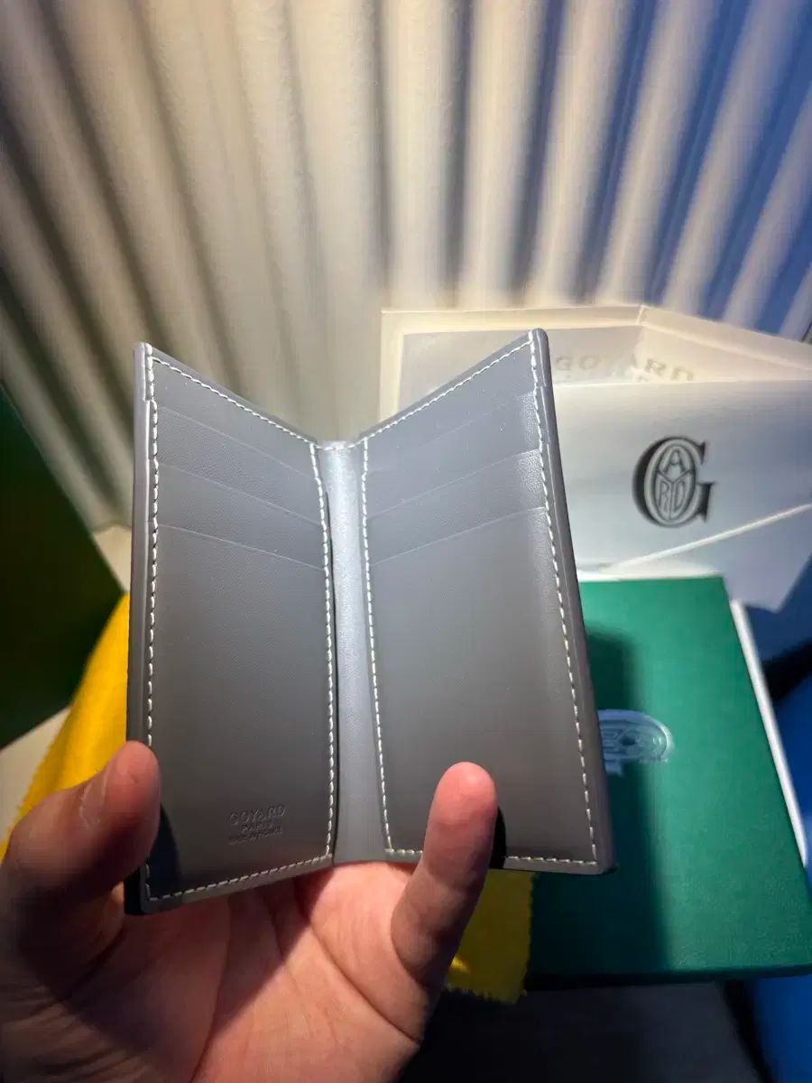 ゴヤール サンピエール カードウォレット グレー