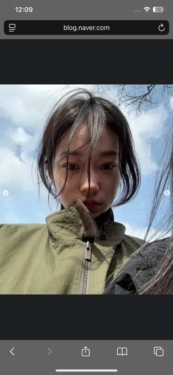 SIENNE シエンヌ ハーバー ブルゾン ジャケット ノ ユンソ 着用