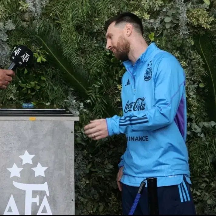 M アディダス アルゼンチン トレーニングウエア トップス フルマーキング