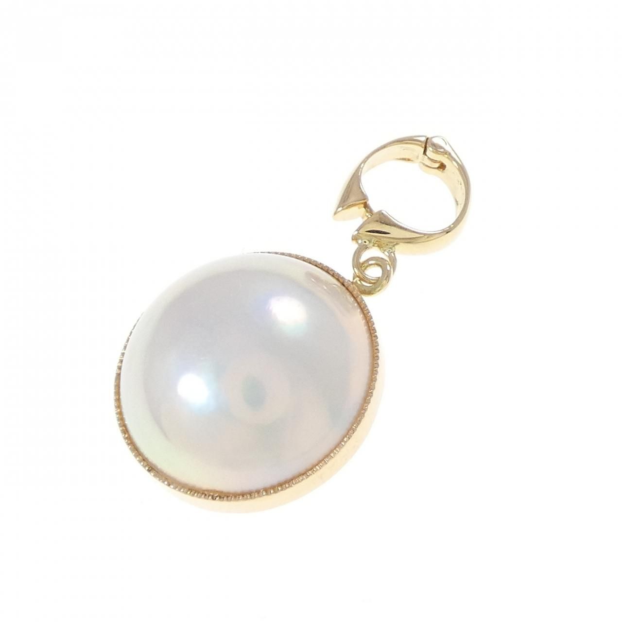 K18YG マベパール ペンダント