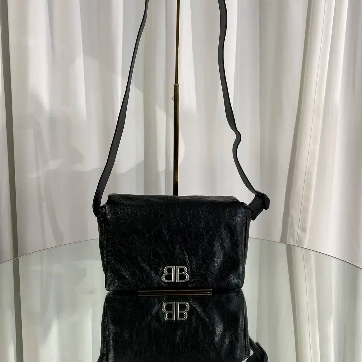 OS BARENCIAGA バレンシアガ BB モナコ メッセンジャーバッグ