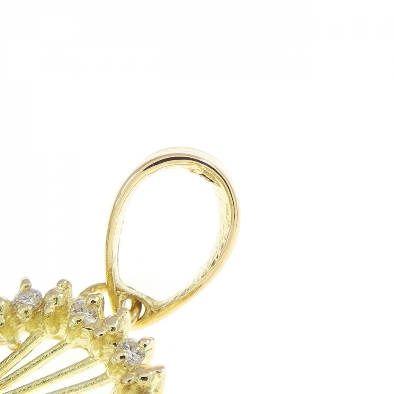  K 18 YG ハート マベパール ペンダント ブローチ コサージュ アクセサリー