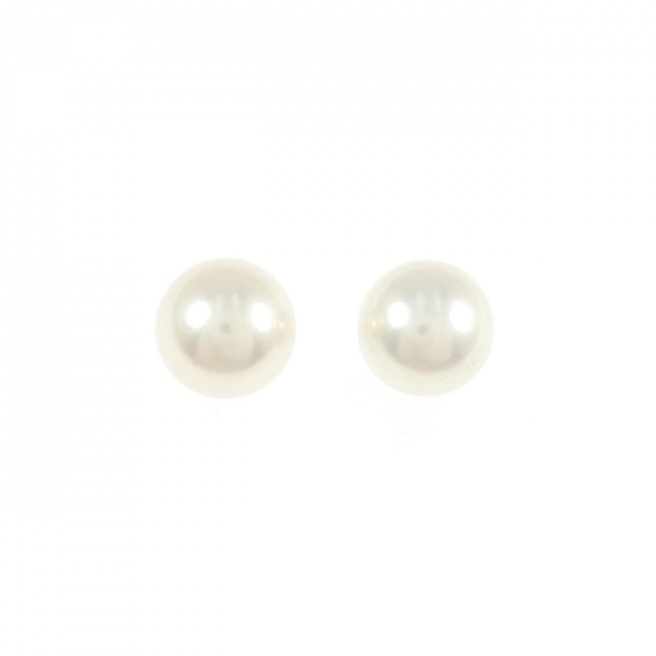 K18YG アコヤパール ピアス 7.6mm