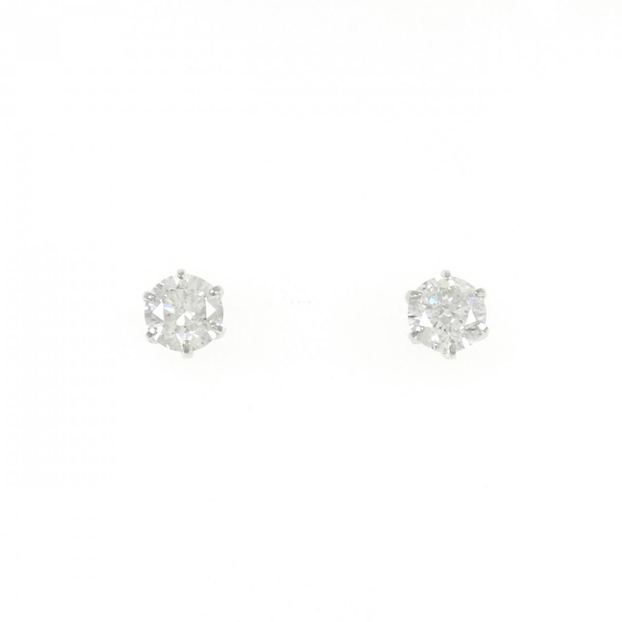 PT 900 ソリティア ダイヤモンド ピアス 0 70 CT