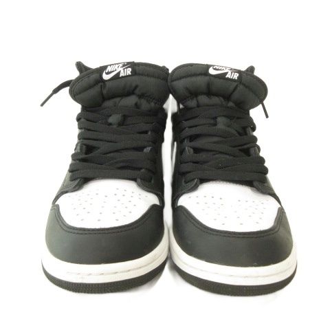 ナイキ NIKE DZ5485-010 AJ1 エアジョーダン1 レトロ ハイ OG ブラック ホワイト スニーカー 28cm 白 ホワイト