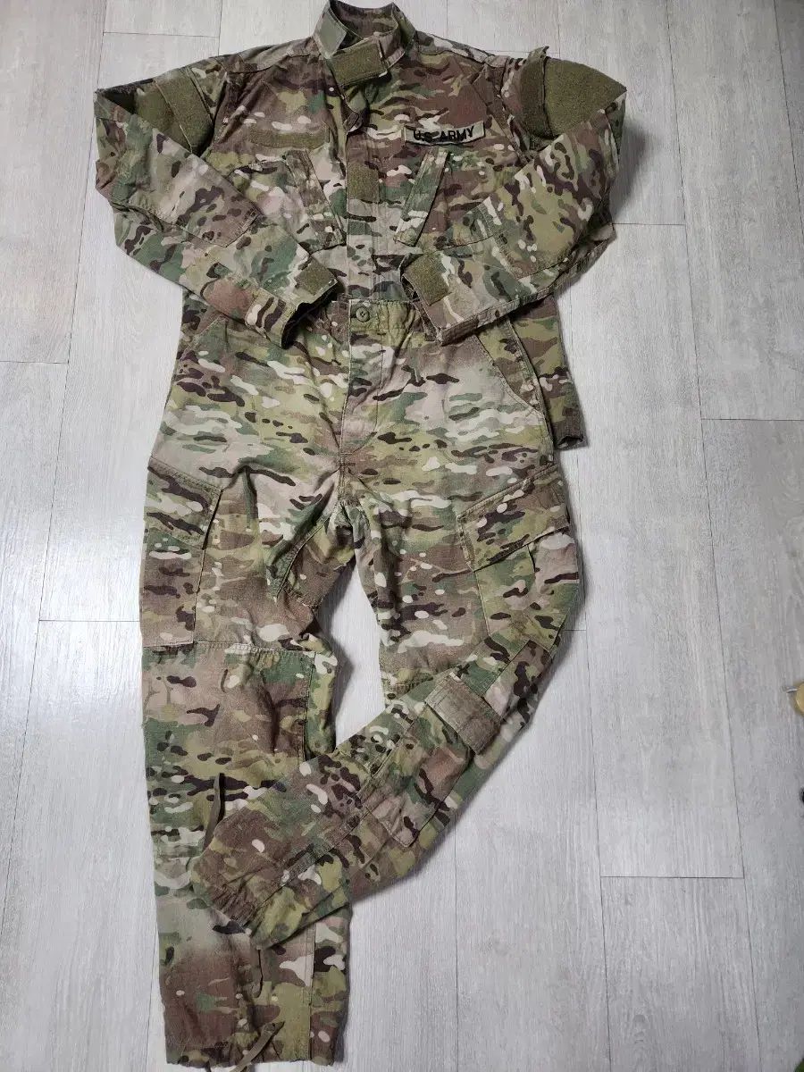 状態最高 オリジナル ミリタリー マルチカム 上下セット