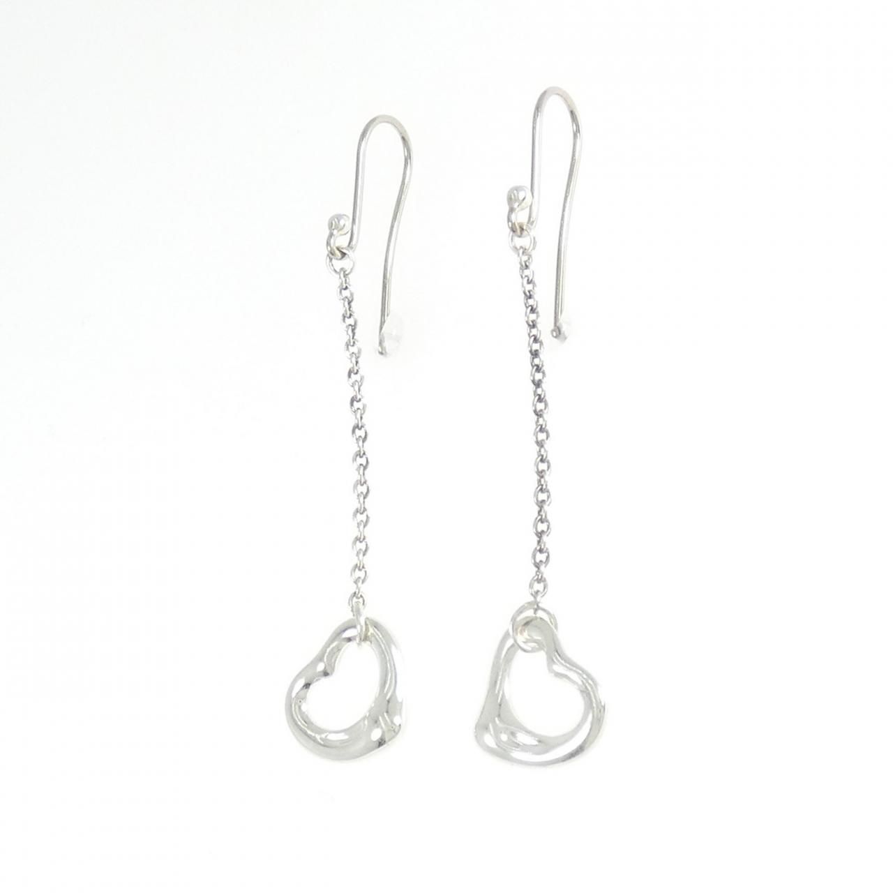 ティファニー オープンハート ドロップ ピアス