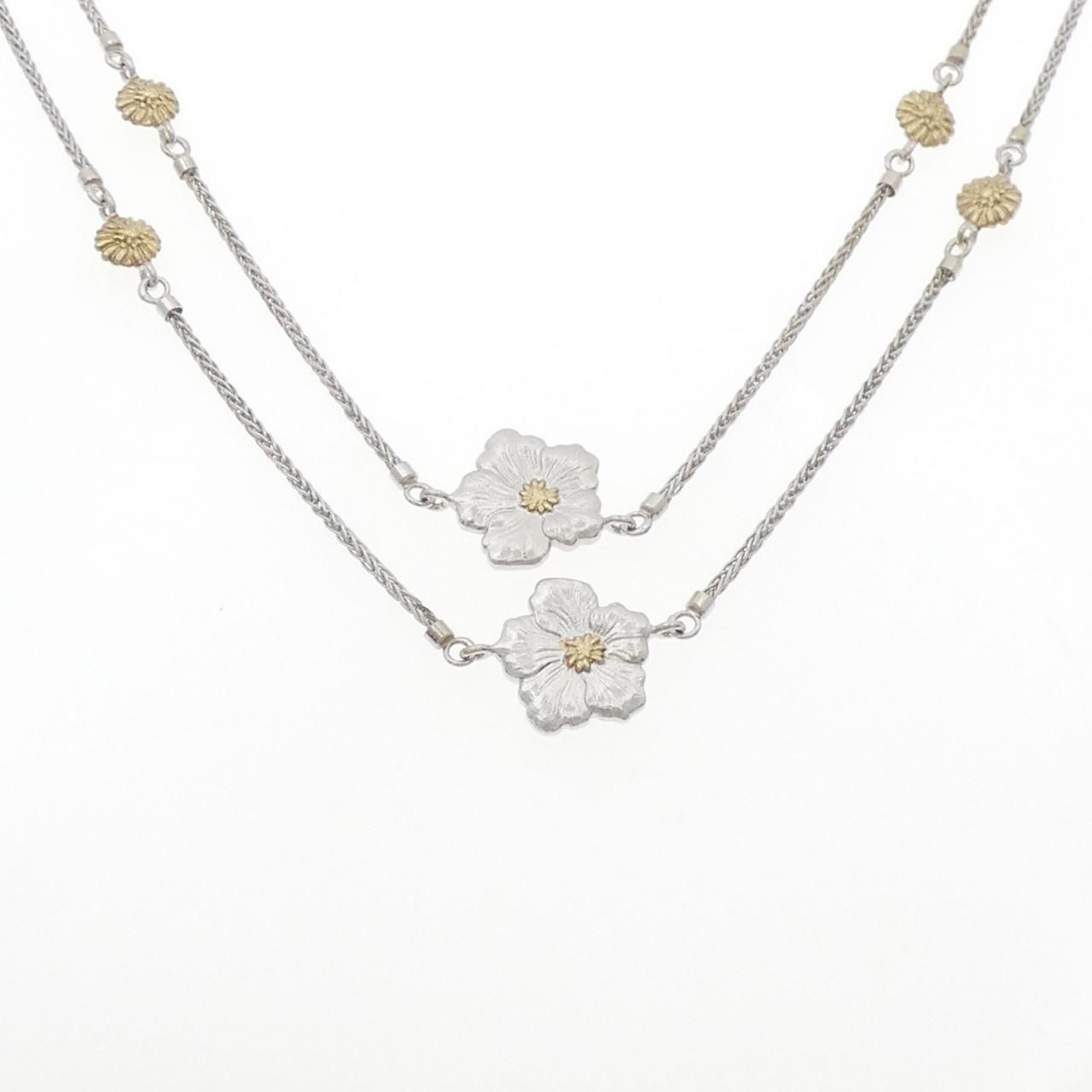ブチェラッティ ブロッサム ヴェルメイユ ネックレス