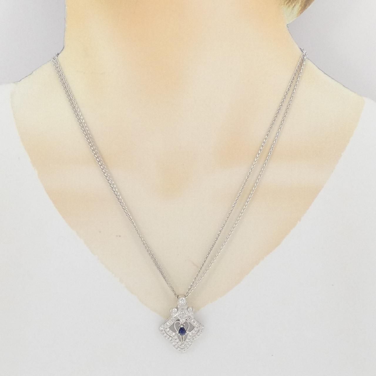 サファイヤ ネックレス