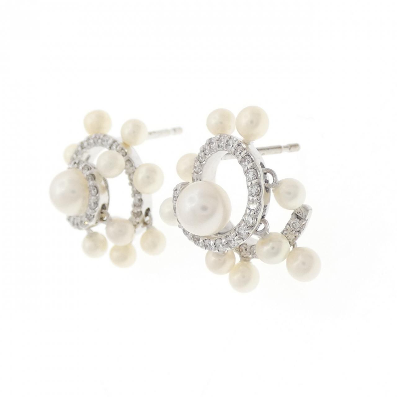 ポンテヴェキオ 淡水パール ピアス