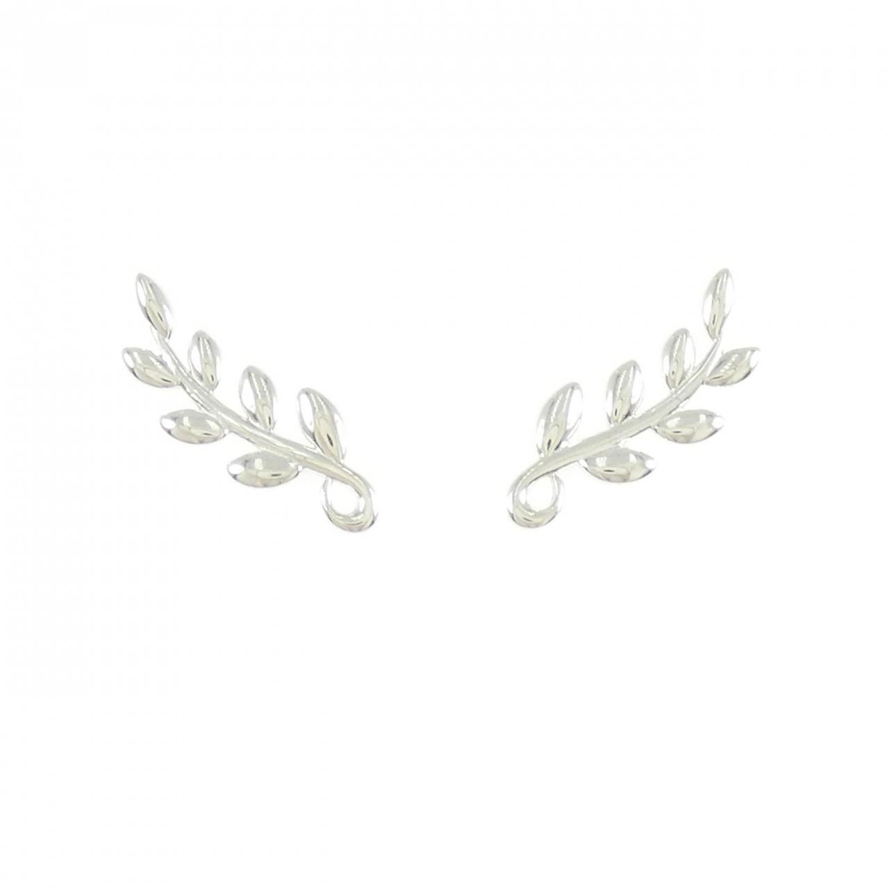 ティファニー オリーブリーフ クライマー ピアス