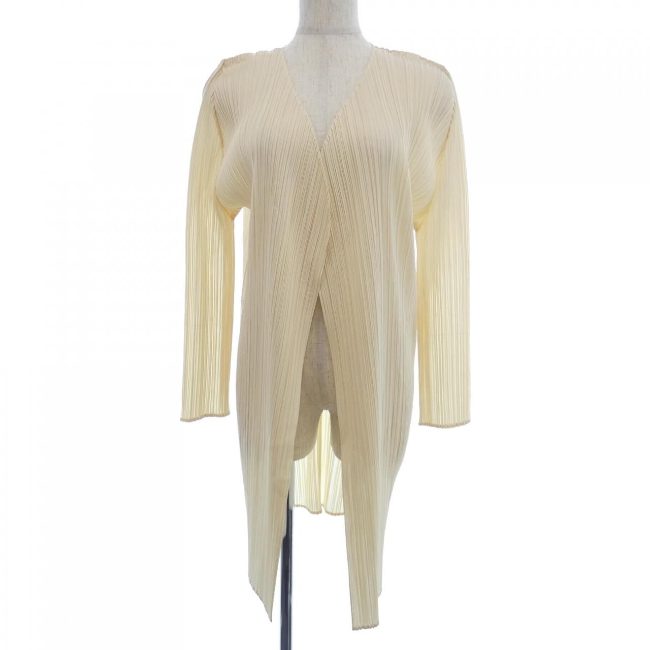 収納 プリーツプリーズ PLEATS PLEASE PP55JA806 ロングカーディガン