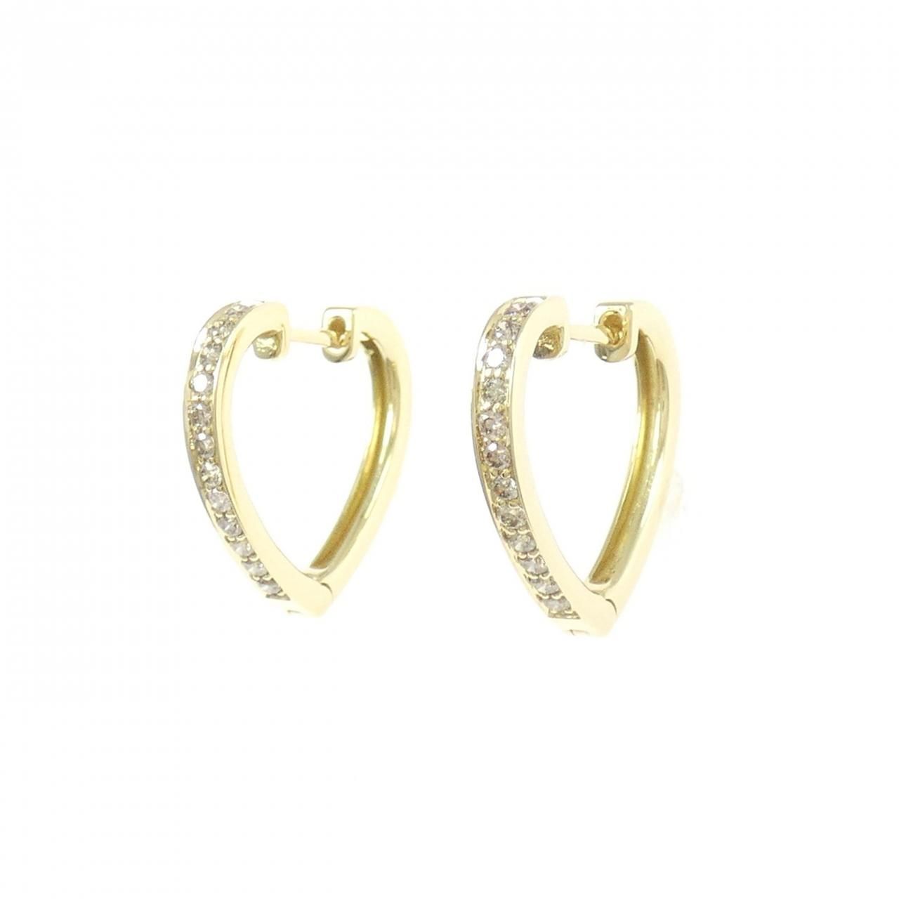 ジーエスティービー ダイヤモンド ピアス 0.24 CT