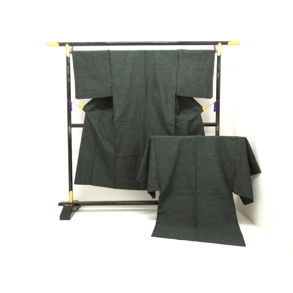 男物 きもの 羽織 ２点セット 結城紬