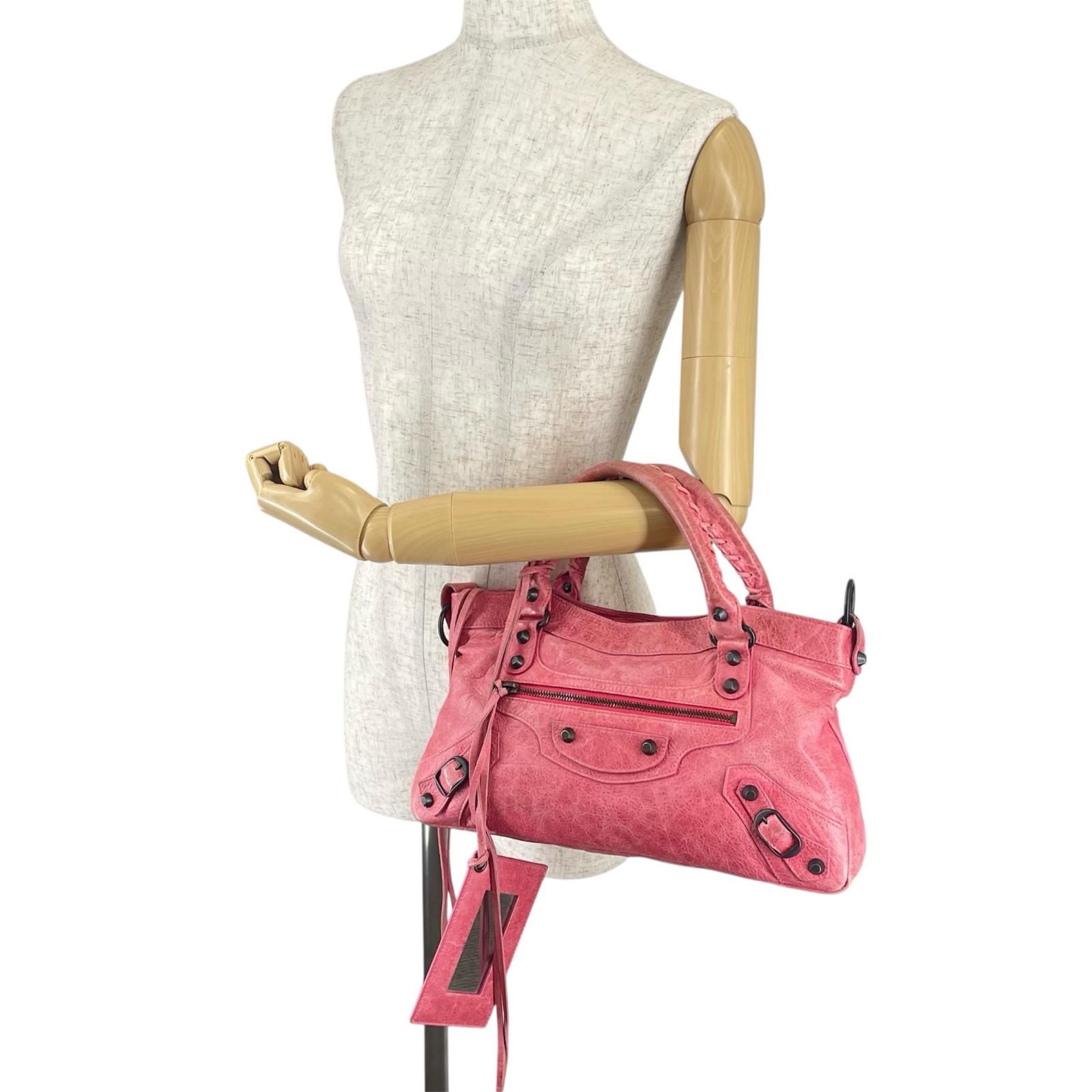 BALENCIAGA バレンシアガ ザ・ファースト 103208 ハンドバッグ レザー 