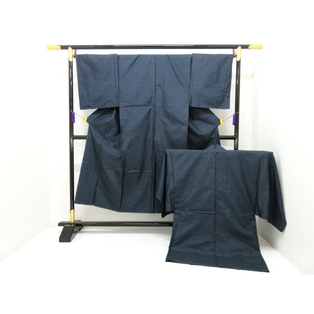 男物 きもの 羽織 2点セット 横双大島紬