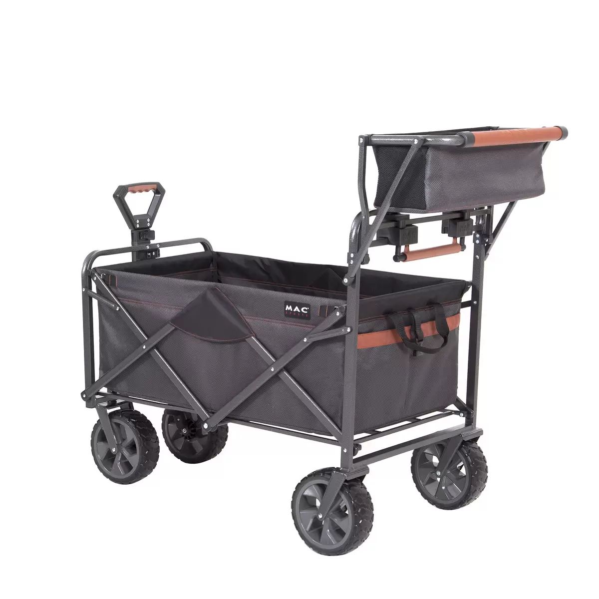 マックスポーツ 折り畳みワゴンXL ブラック