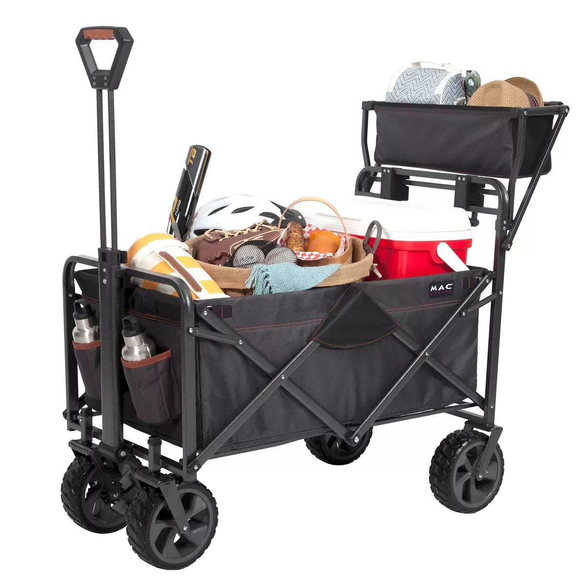 マックスポーツ 折り畳みワゴンXL ブラック