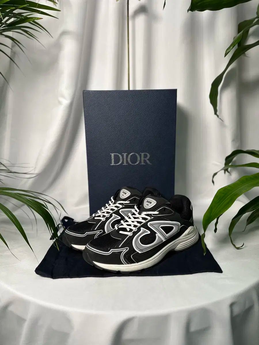 42サイズ ディオール B30 スニーカー メッシュ ブラック