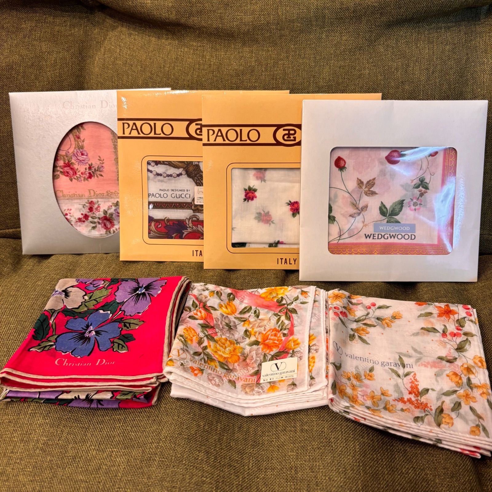 ブランドハンカチ7点