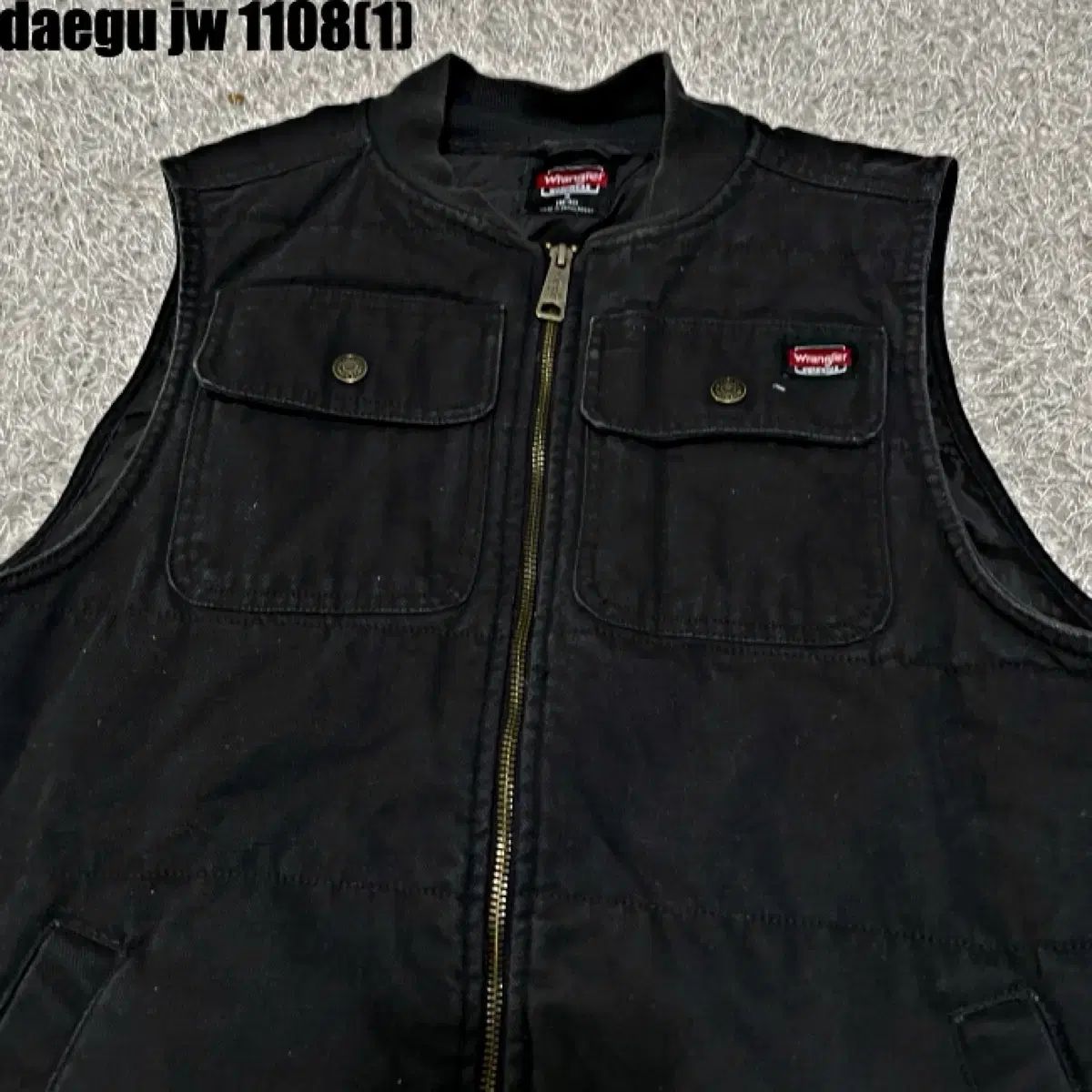 Wrangler ジップアップ ベスト M ワークウェア