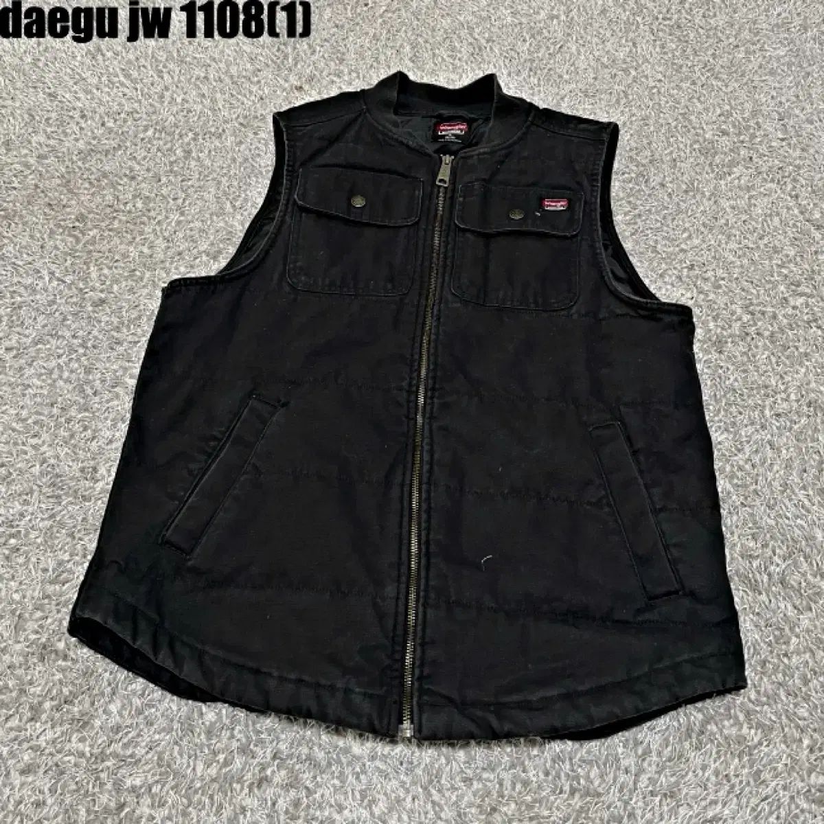 Wrangler ジップアップ ベスト M ワークウェア