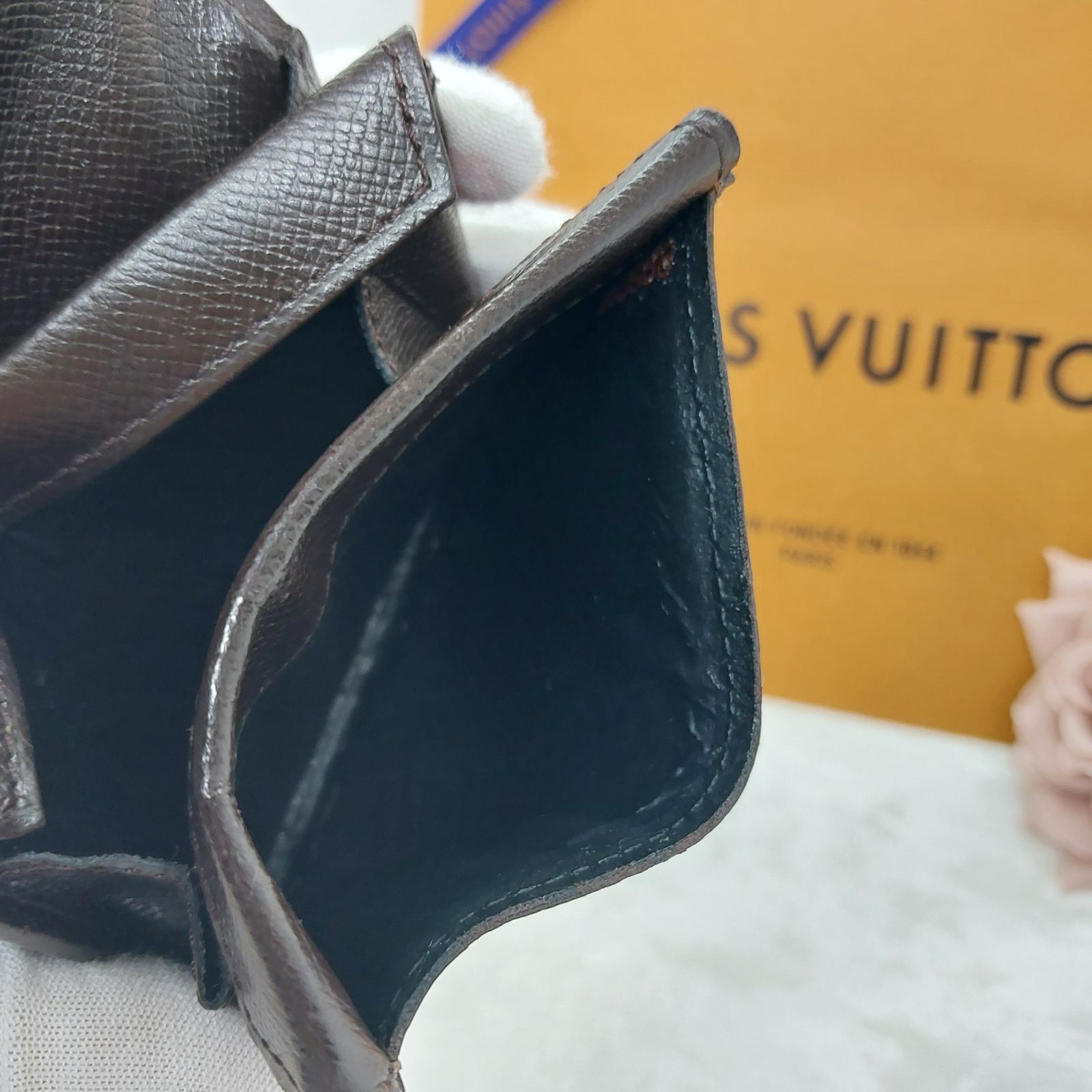 ヴィンテージ】ルイヴィトン ダミエ ポルトモネ プラ コインケース