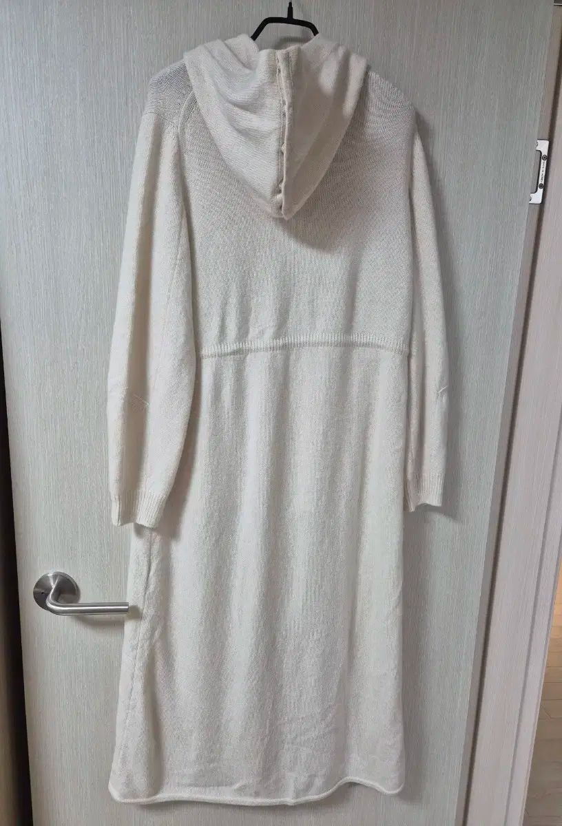 The HANDSOME レットバイT カシミア ニット ロング丈ワンピース フード付きワンピース