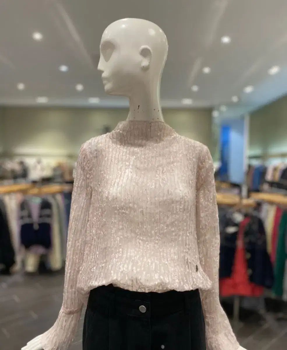 O 2nd オッズセカンド 번아웃 バーンアウト シースルー トップス ブラウス