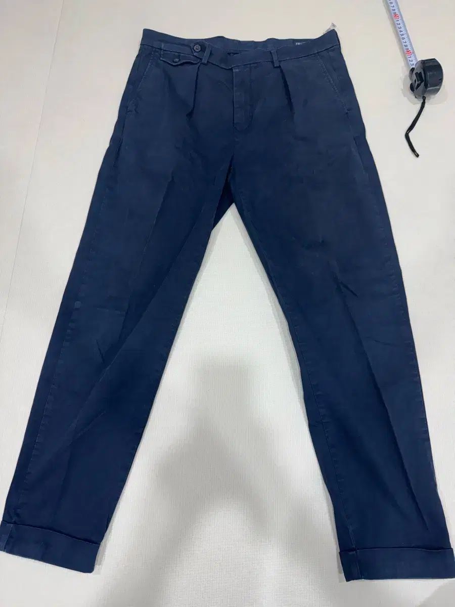 ポロ ワンタック ネイビー チノ 33