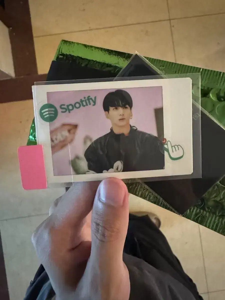 防弾 BTS ジョングク JUNGKOOK JK グク Spotify チェキ ポラロイド 写真