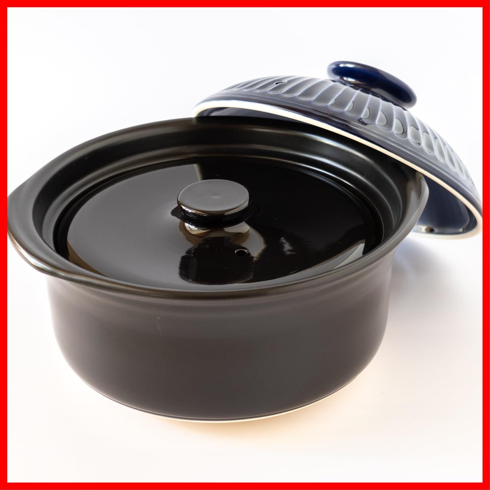 新着商品 ごはん 二重蓋 土鍋 5合炊き ご飯鍋 直火対応 菊花 瑠璃釉 銀峯 ブルー 萬古焼 Touki 銀峯陶器 Ginpo 46181 WWW_OPDRERGINERDOGAN_COM