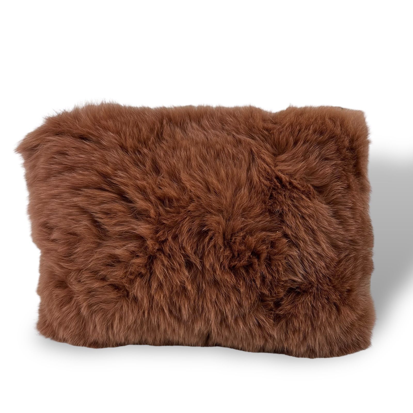 MERCURYDUO マーキュリーデュオ フォックス 狐革本革クラッチバッグ レディース キャメル ブラウン 茶 5156